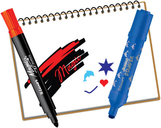 Luxor - Art and Hobby Pens | Trendy design Pen | Assorted Ink & Marker | Pack of 22 - Marah Kids