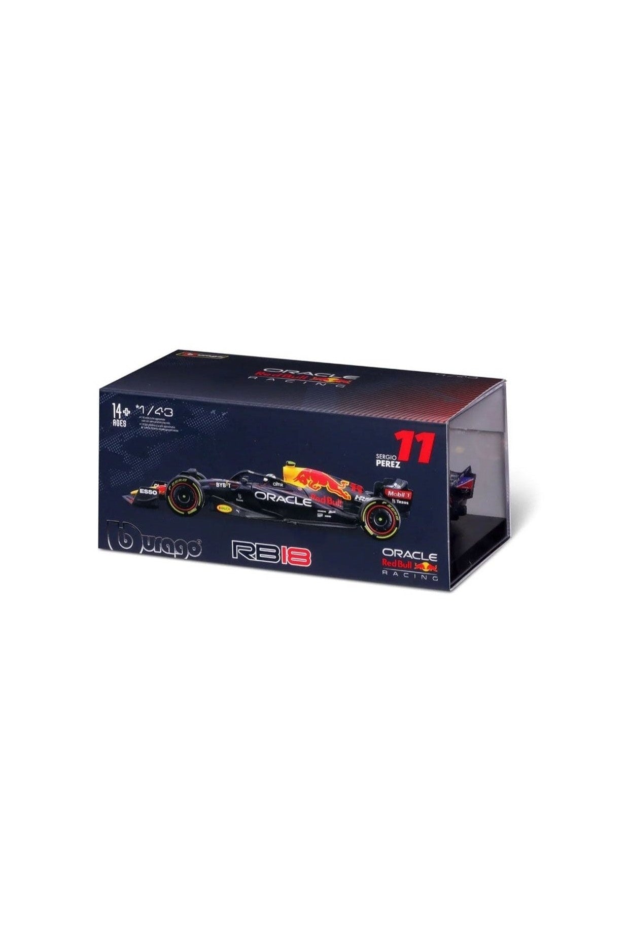 Bburago Red Bull Racing F1 2022 RB18 11 Sergio Perez 1:43 Diecast Model - Marah Kids