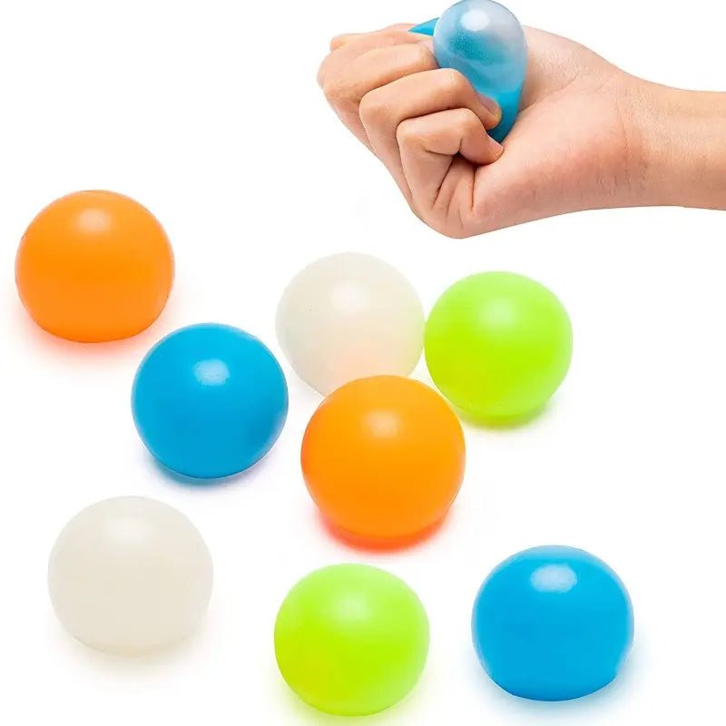Sticky Squishy Ball 16Pk - Marah Kids
