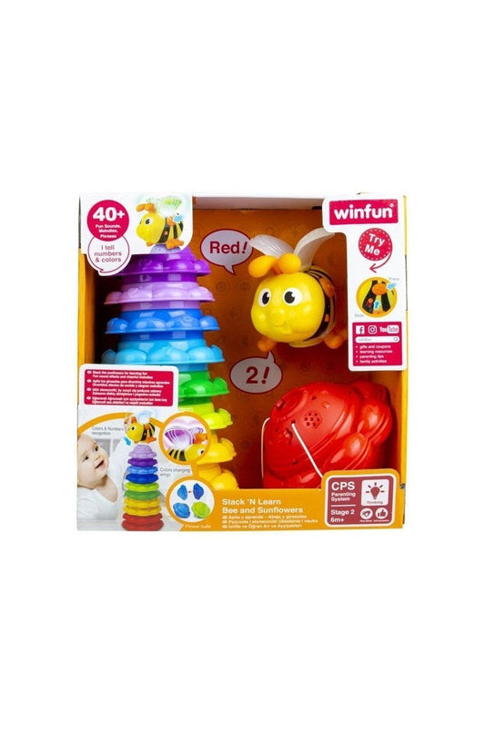 Stack 'N Learn Bee And Sunflowers - Marah Kids