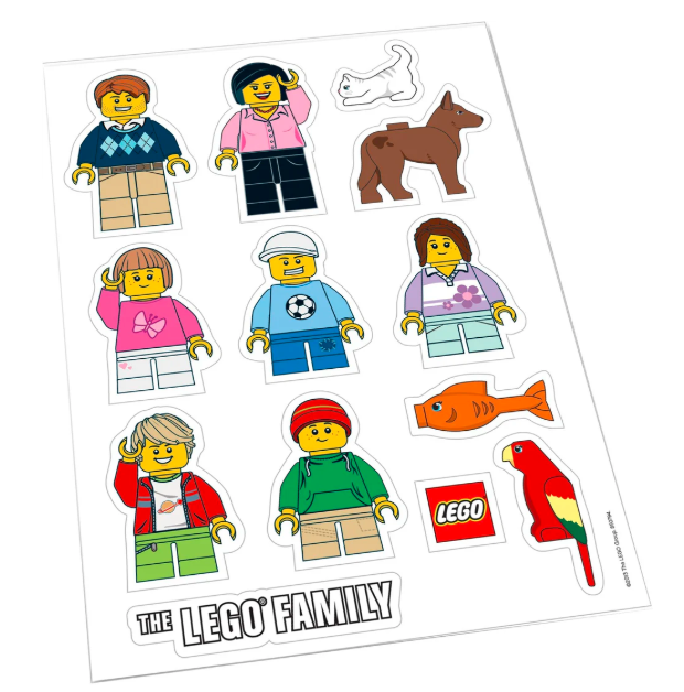 LEGO Family Car Stickers
