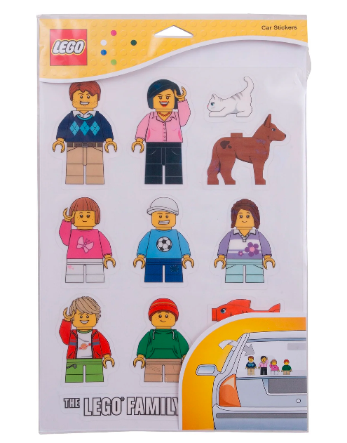 LEGO Family Car Stickers