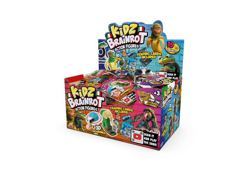 Italian Brainrot Mystery Bag - 5 Inch Figurines + 3 Cards - Marah Kids
