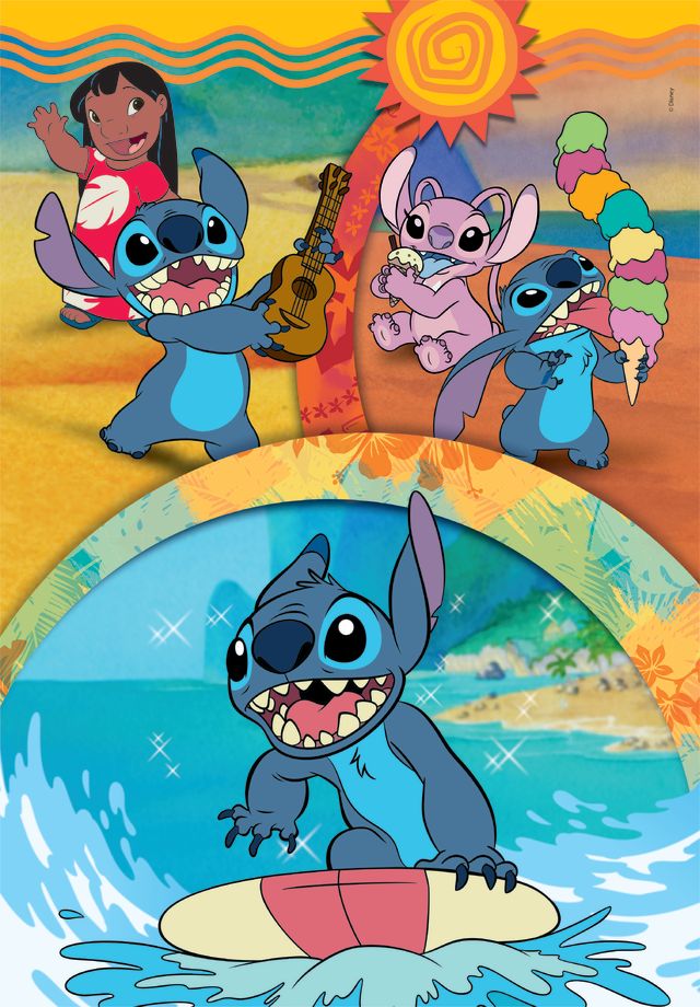 Clementoni Puzzle Stitch Summer Cool 104-pieces