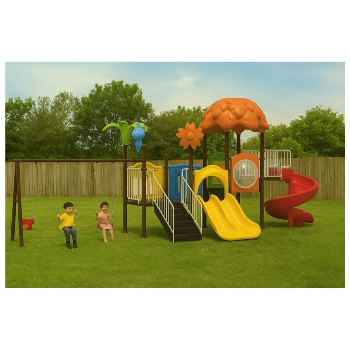 Gambol - Mega All Round Playground Slides And Swings - image 4