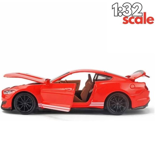 D - power MSZ – Ford Shelby GT350 - Red | Die - Cast Replica, Ultimate Collector's Item, Super Cars | Toy Vehicles, Metal Toy Car Model - Pull Back Collection | Size - 1:32, For Kids 3+ - Marah Kids
