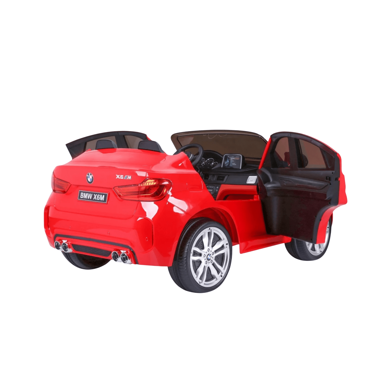 BMW X6M Kids 12V Ride On Car with Remote - Red - Marah Kids
