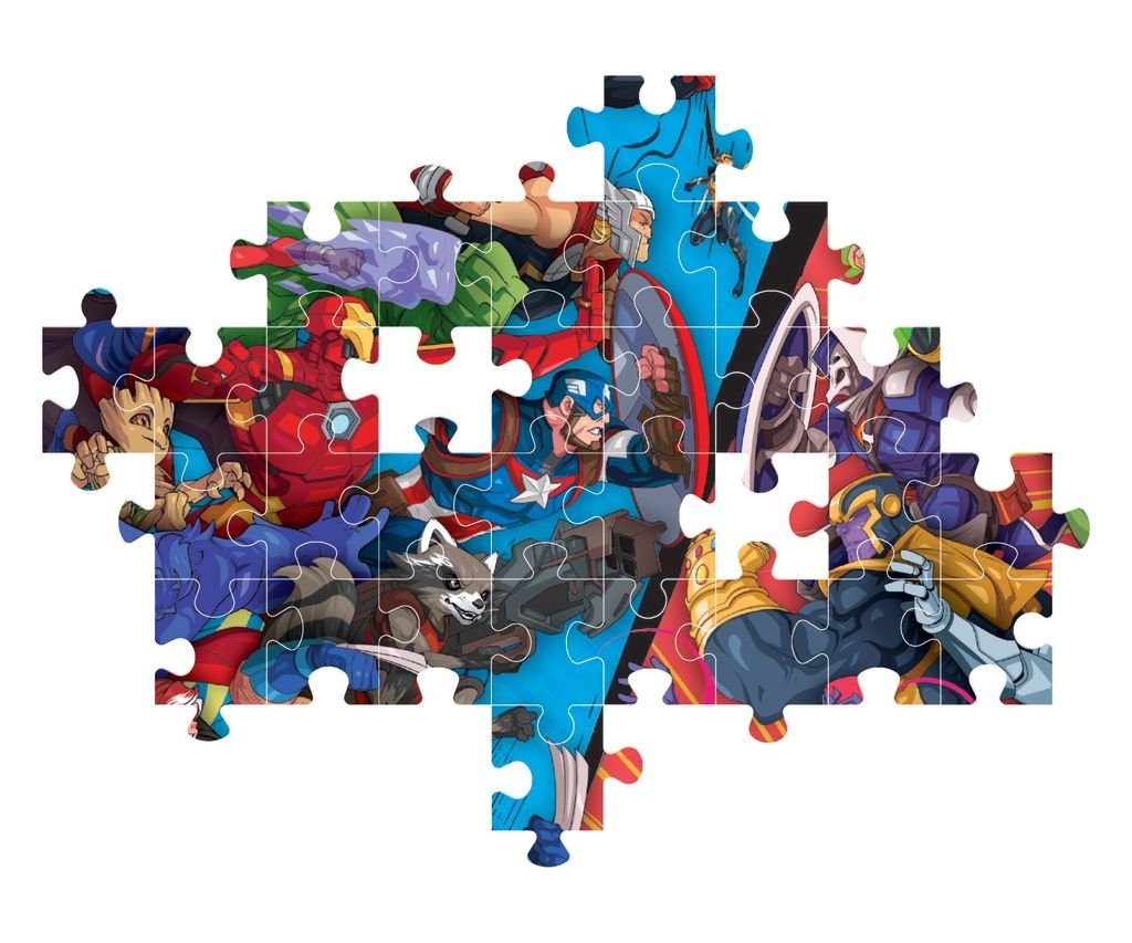 Clementoni Puzzle Marvel Heroes vs Villain 104 - pieces - Marah Kids