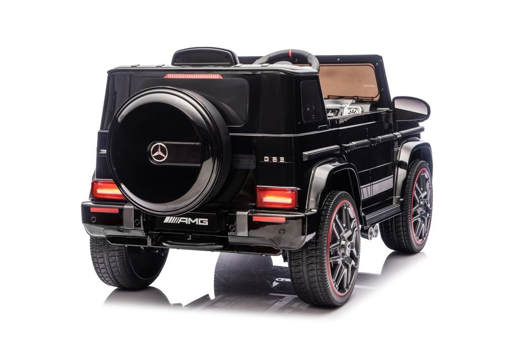 MERCEDES BENZ G63 AMG 12V RIDE - ON | 2 MOTORS | EVA WHEELS | LEATHER SEAT | BLACK - Marah Kids