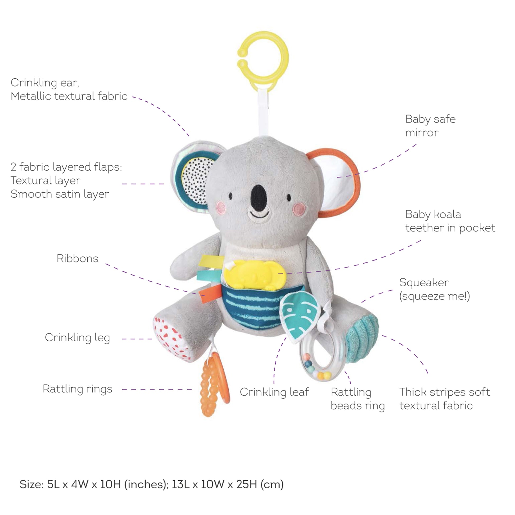 Taf Toys - Kimmy Koala Activity Doll - Marah Kids