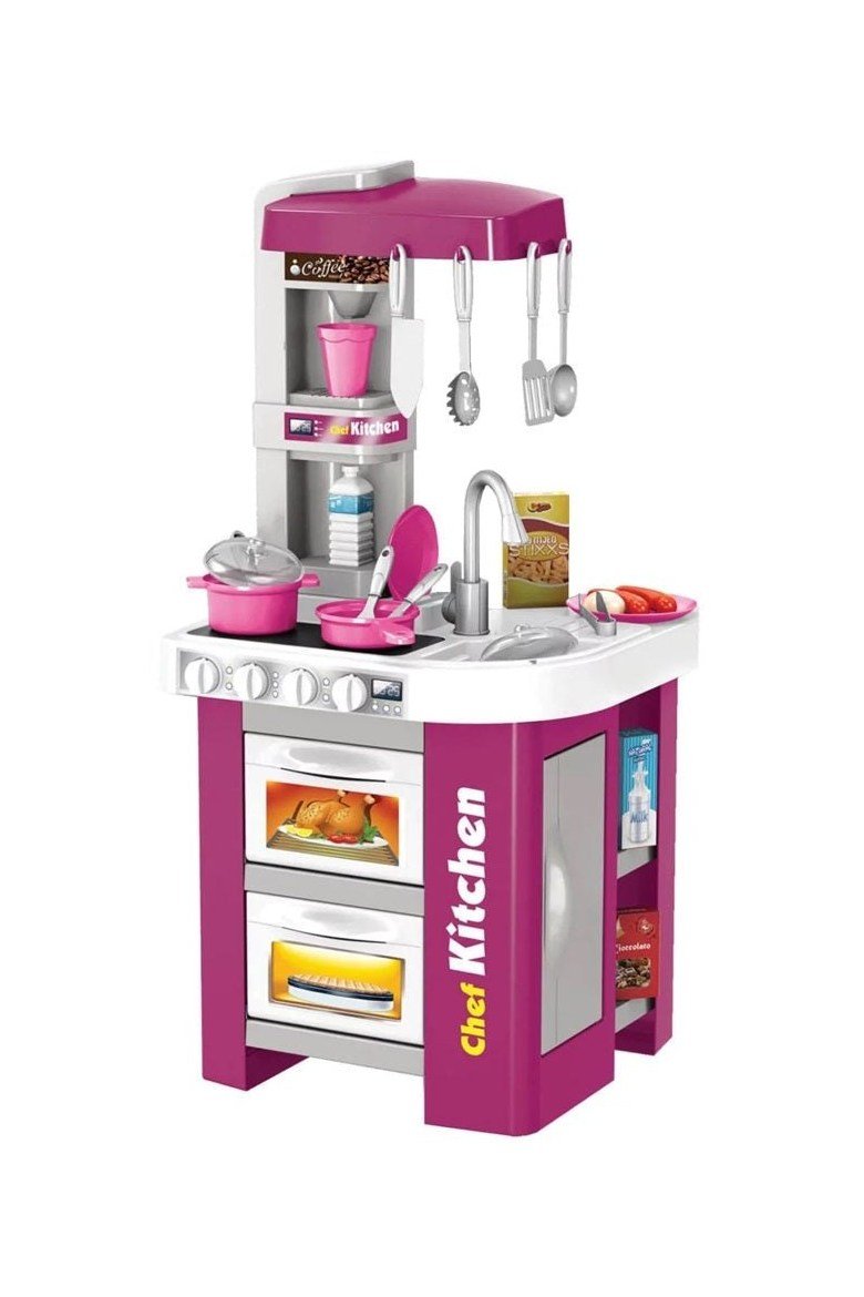 Kitchen Play Set W/Light & Sound - Marah Kids