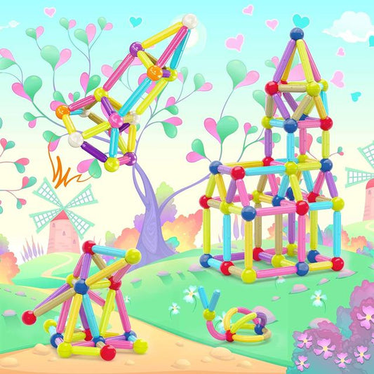 Picasso Magnetic Bars 100 - pieces - Marah Kids