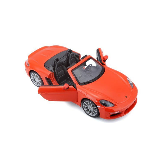 Bburago 1:24 Scale Porsche 718 Boxster – Orange - Marah Kids