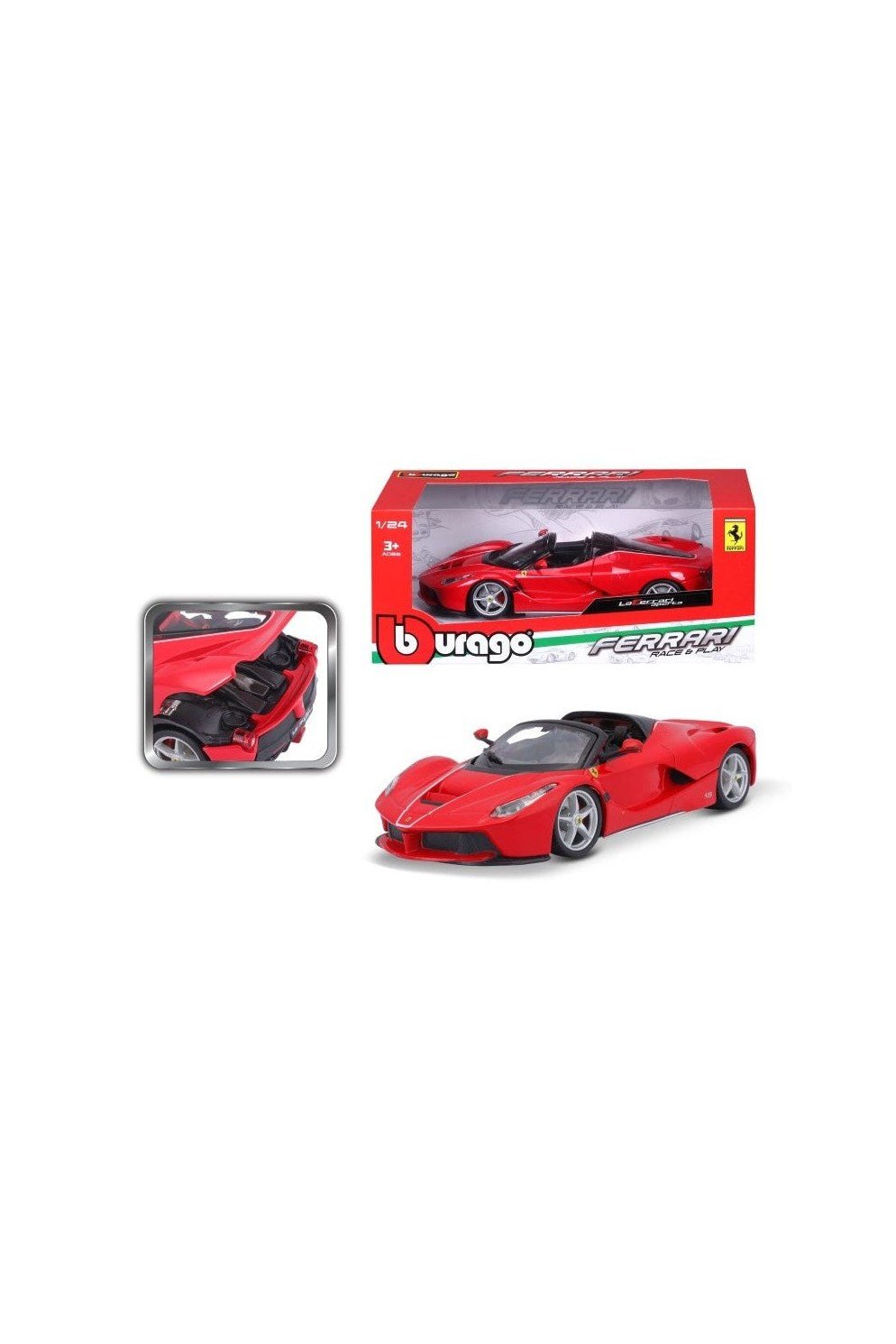 Bburago 1/24 LaFerrari Aperta R & P (w/o stand) - Marah Kids