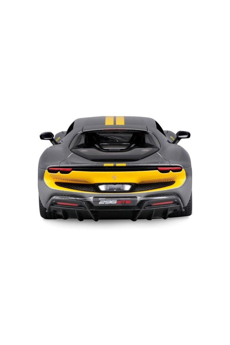 Bburago Ferrari 296 GTB Assetto Fiorano Grey Diecast Model - Marah Kids