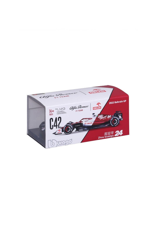 Bburago 1/43 Scale Model - Alfa Romeo F1 Team Orlen C42 24 - Marah Kids