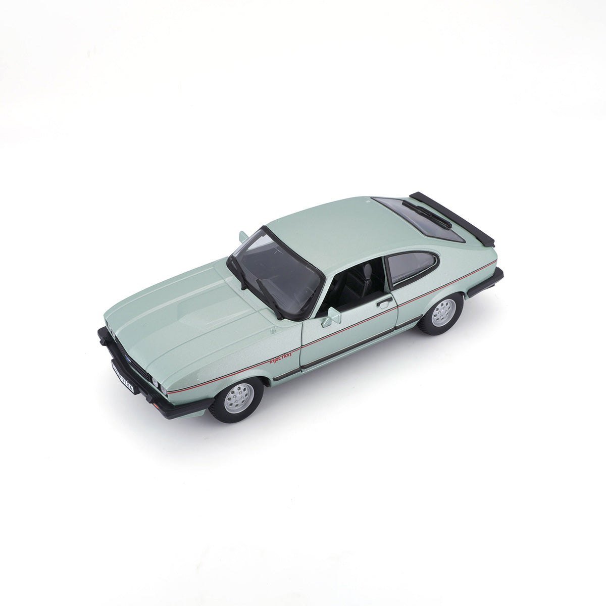 Bburago 1:24 Scale Ford Capri (1982) – Light Green - Marah Kids