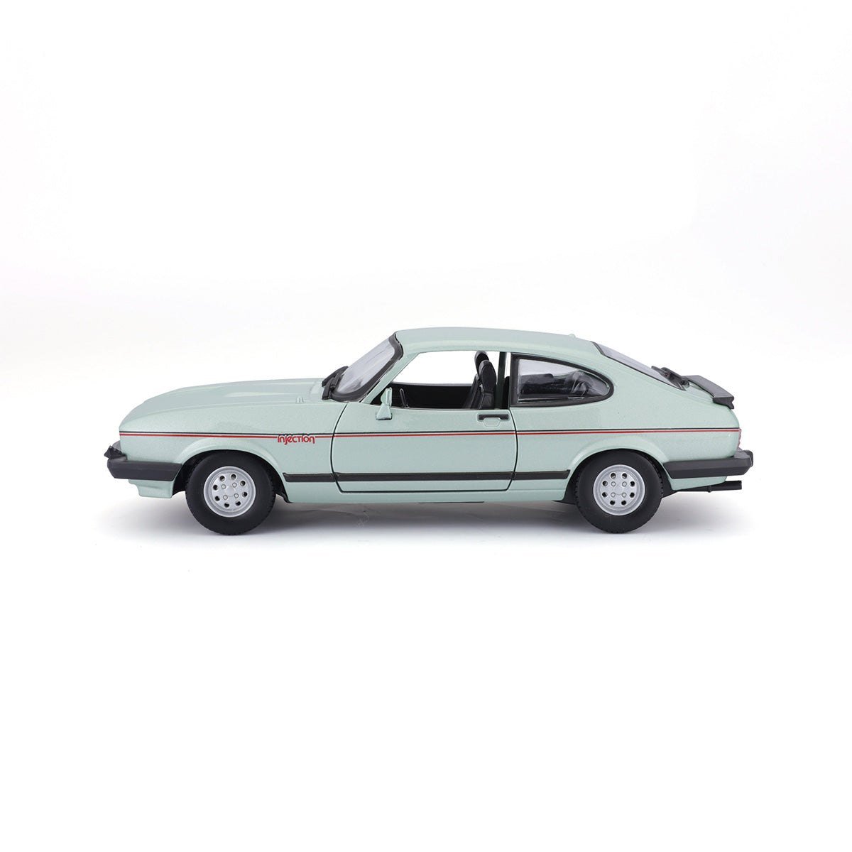 Bburago 1:24 Scale Ford Capri (1982) – Light Green - Marah Kids