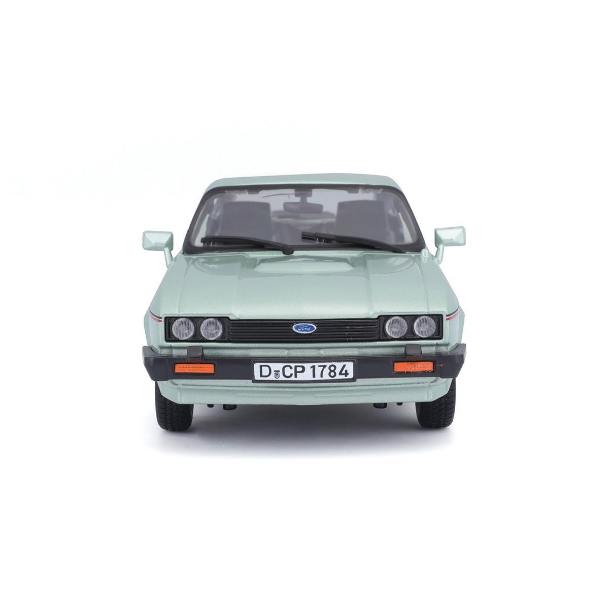 Bburago 1:24 Scale Ford Capri (1982) – Light Green - Marah Kids