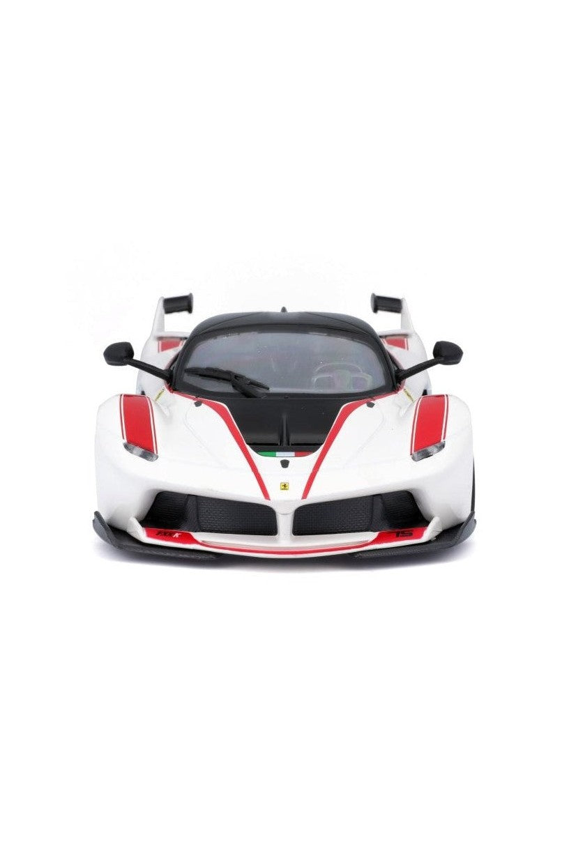 Bburago 1/24 Ferrari FXX-K #75 Diecast Model Car (White)