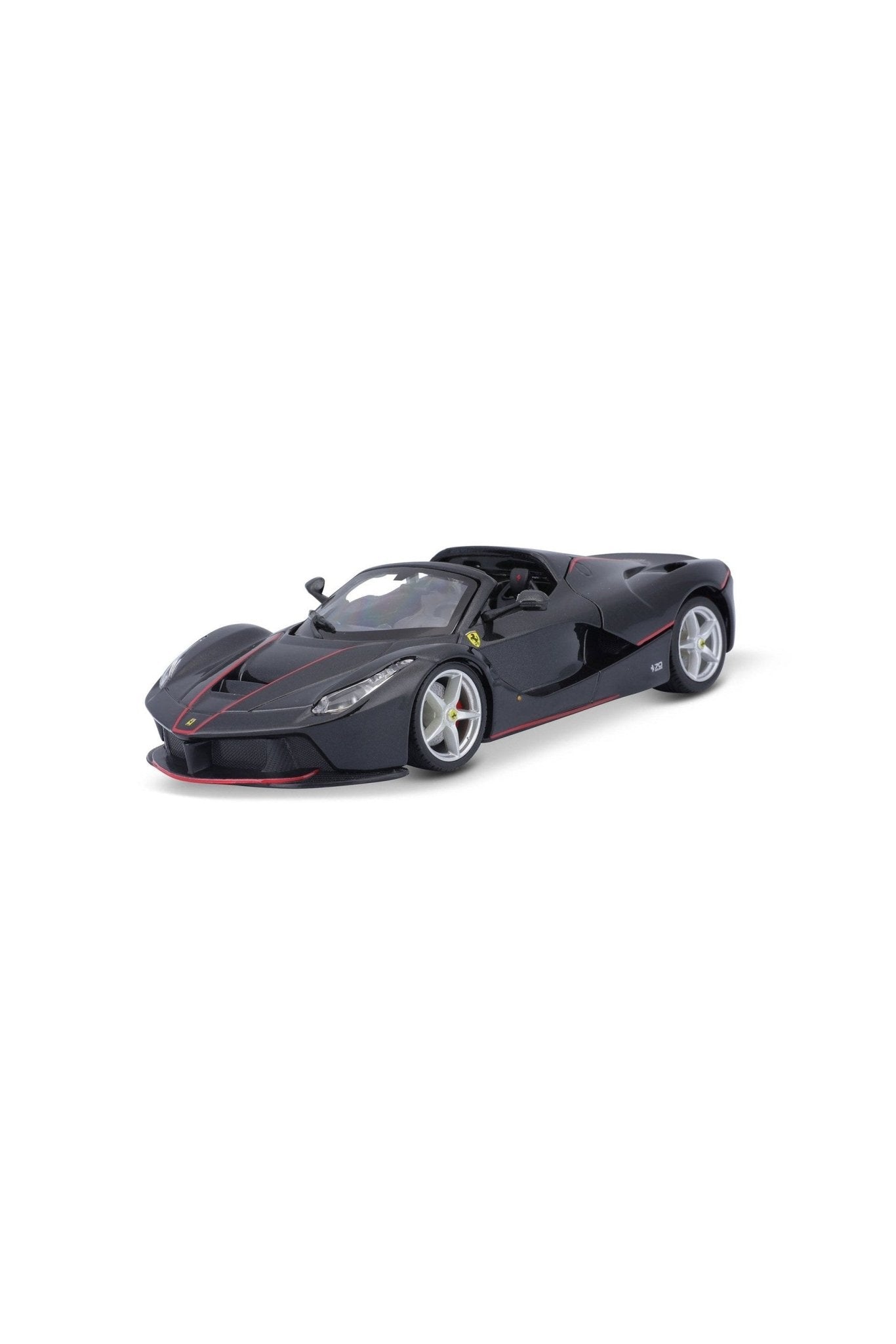 Bburago 1/24 LaFerrari Aperta Nera R & P (w/o stand) - Marah Kids