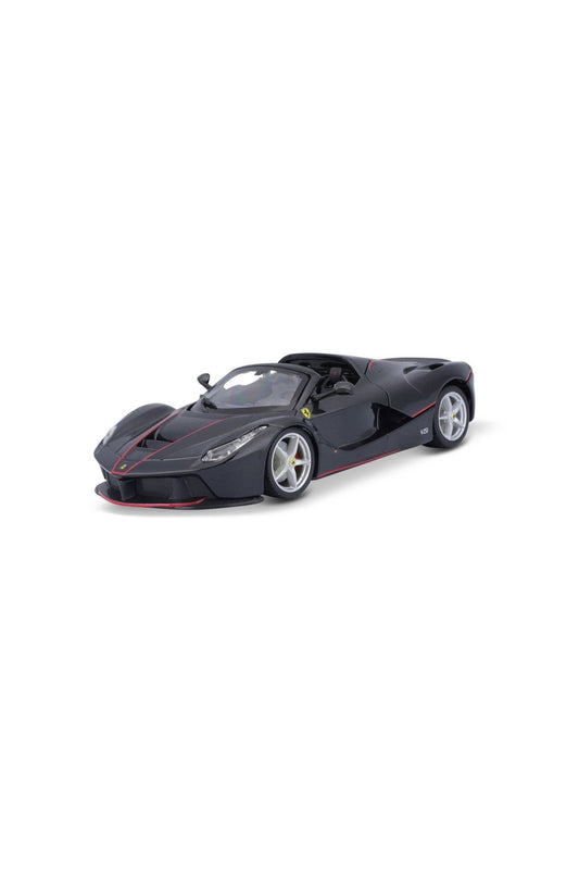 Bburago 1/24 LaFerrari Aperta Nera R & P (w/o stand) - Marah Kids
