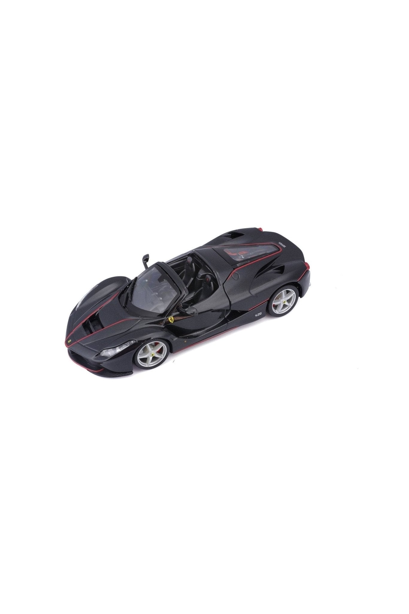 Bburago 1/24 LaFerrari Aperta Nera R & P (w/o stand) - Marah Kids