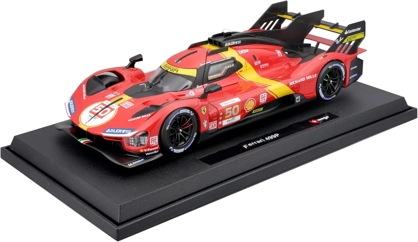 Bburago 1:18 Ferrari Racing - 499P (24H LE MANS CHAMPION 2024)