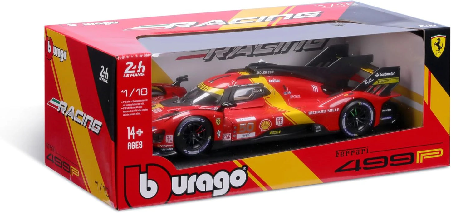 Bburago 1:18 Ferrari Racing - 499P (24H LE MANS CHAMPION 2024)