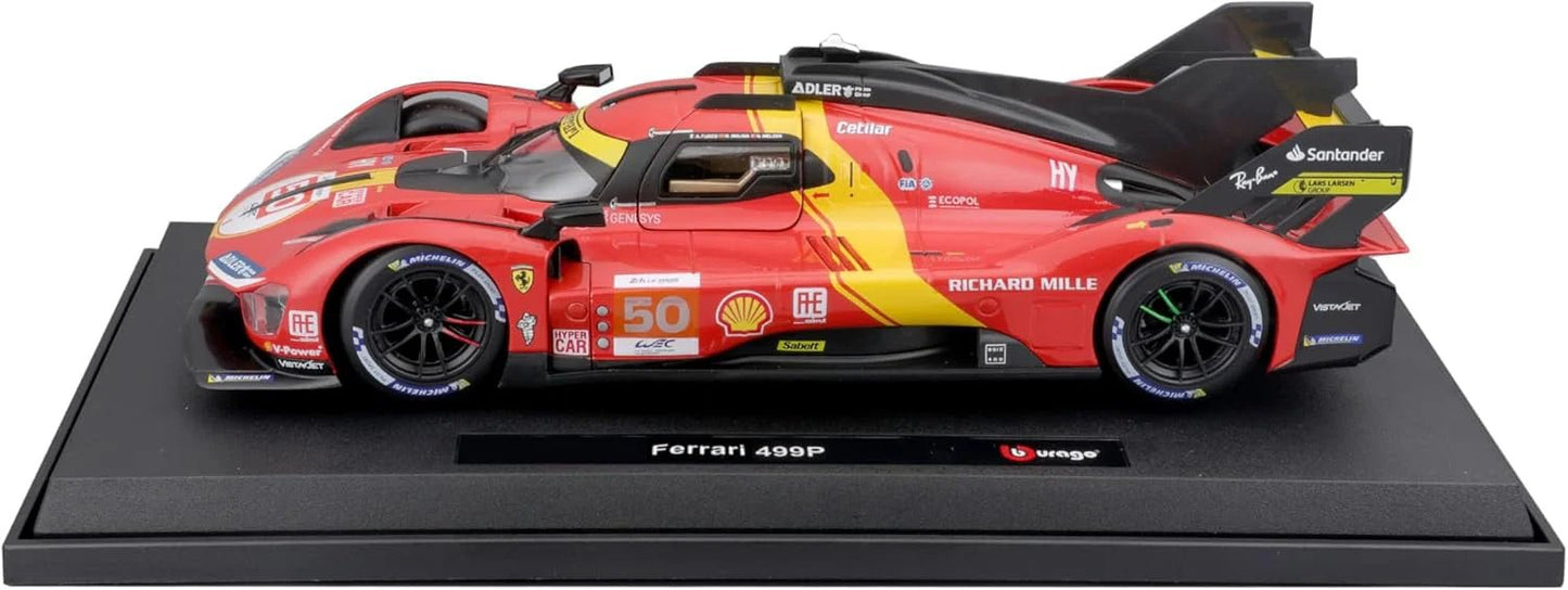 Bburago 1:18 Ferrari Racing - 499P (24H Le Mans Champion 2024) - Marah Kids