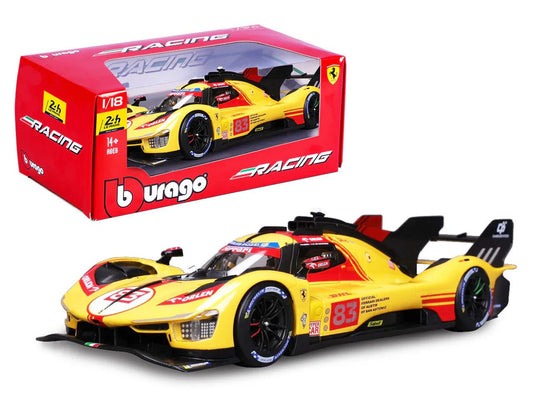 Bburago 1:18 Ferrari Racing - 499P (24H Le Mans Hypercar 2024) (Af Corse Team) - Marah Kids