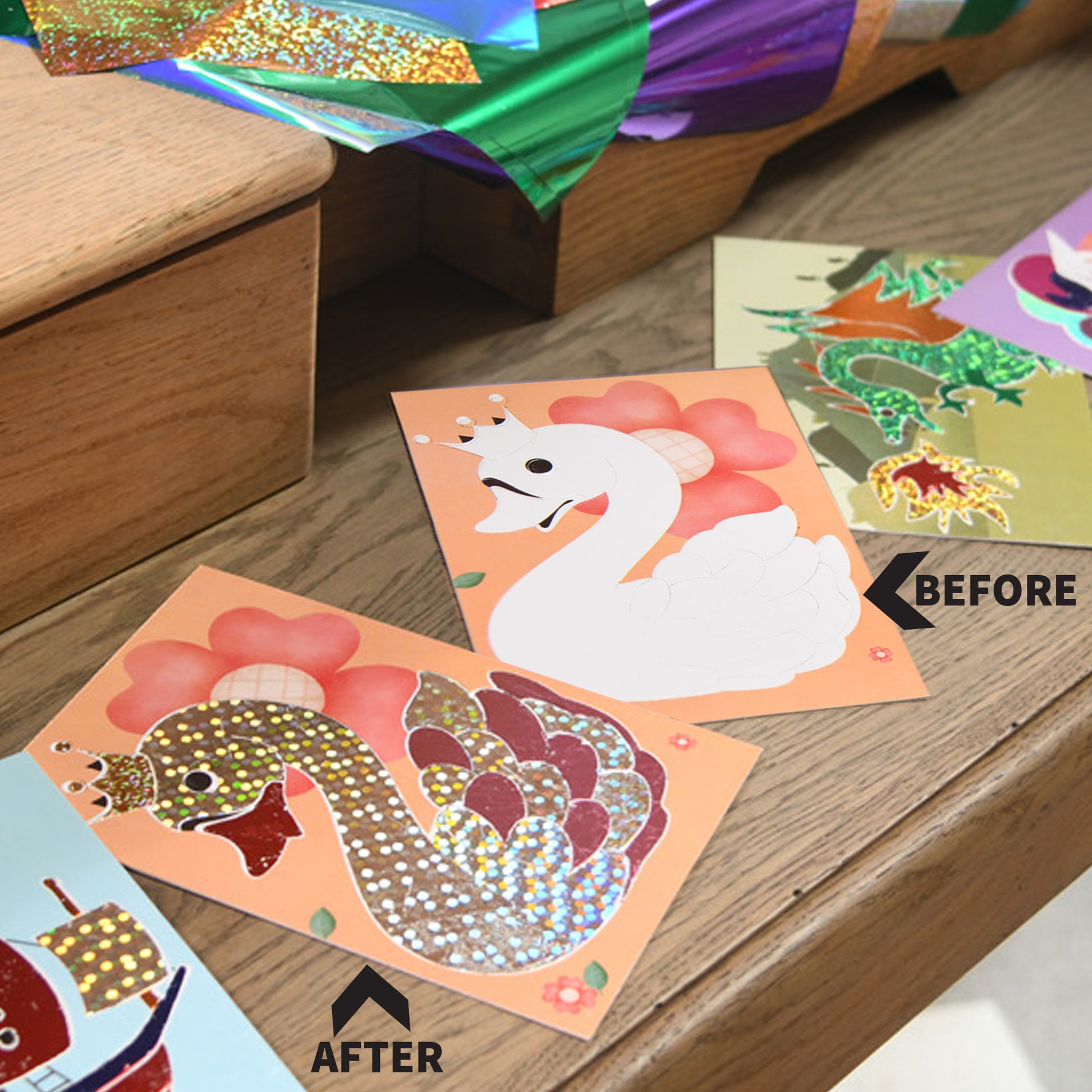 Chalk & Chuckles - Fabulous Foil Art - Magical World - Marah Kids