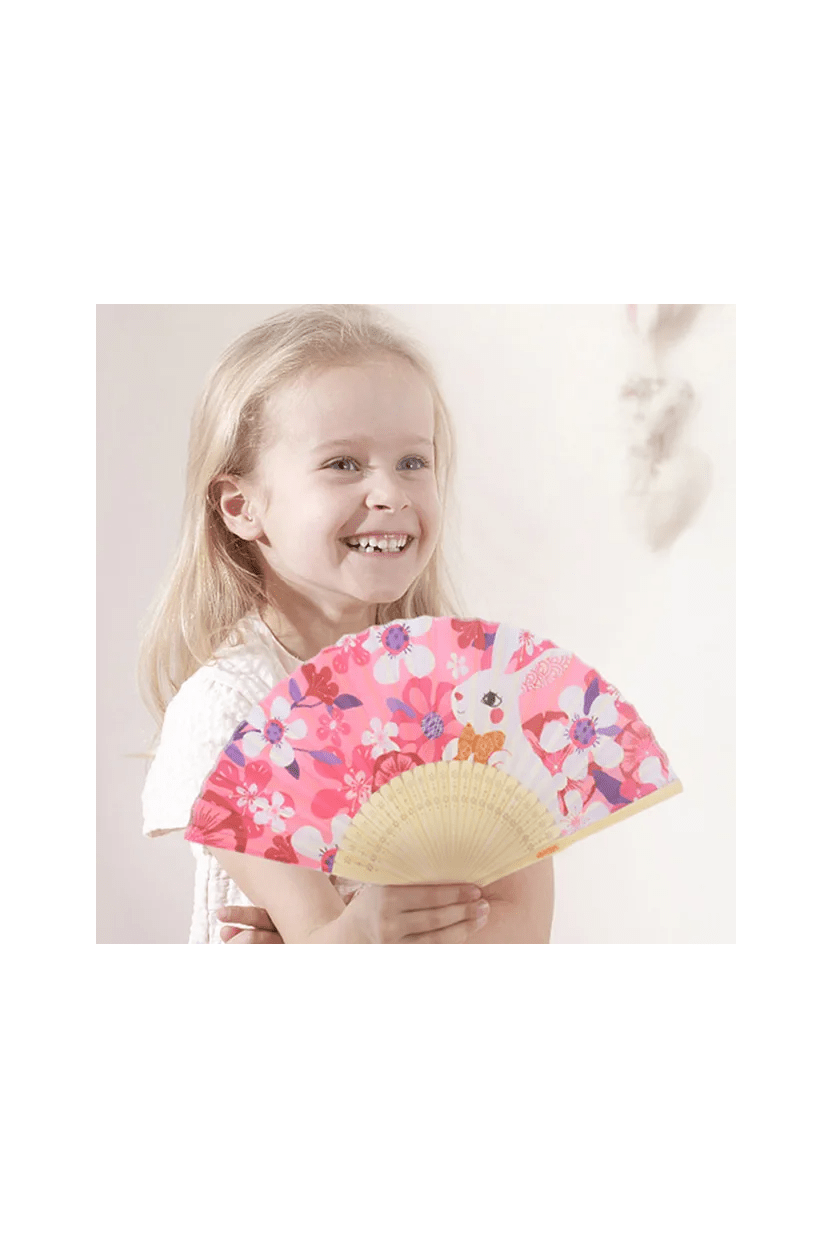 Handheld Foldable Fan - Rabbit - Marah Kids