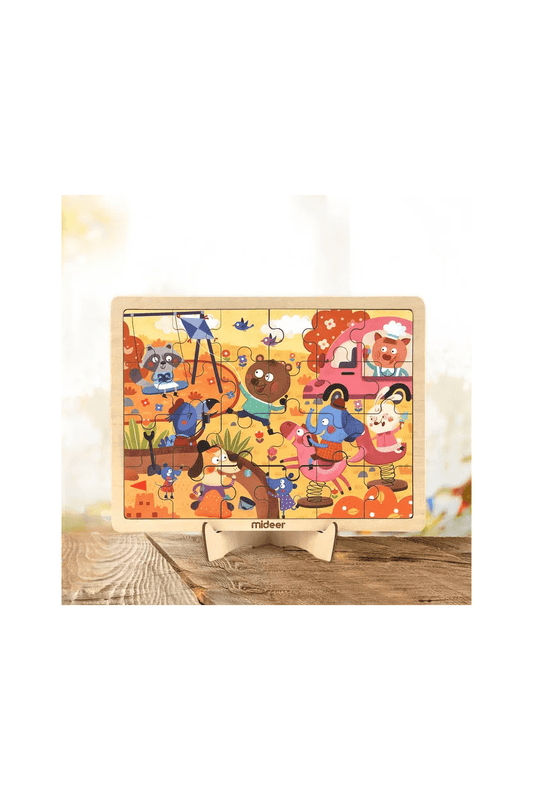 Wooden Puzzle Board - Carnival (24 Pcs) - Marah Kids