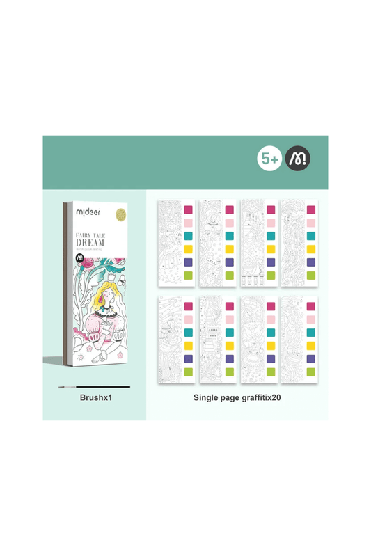 Paint With Water Booklet - Fairy Tale Dream - Marah Kids