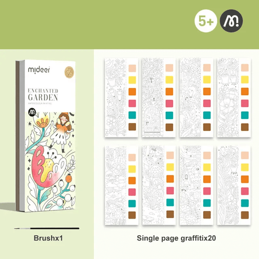 Paint With Water Booklet - Enchanted Garden - Marah Kids