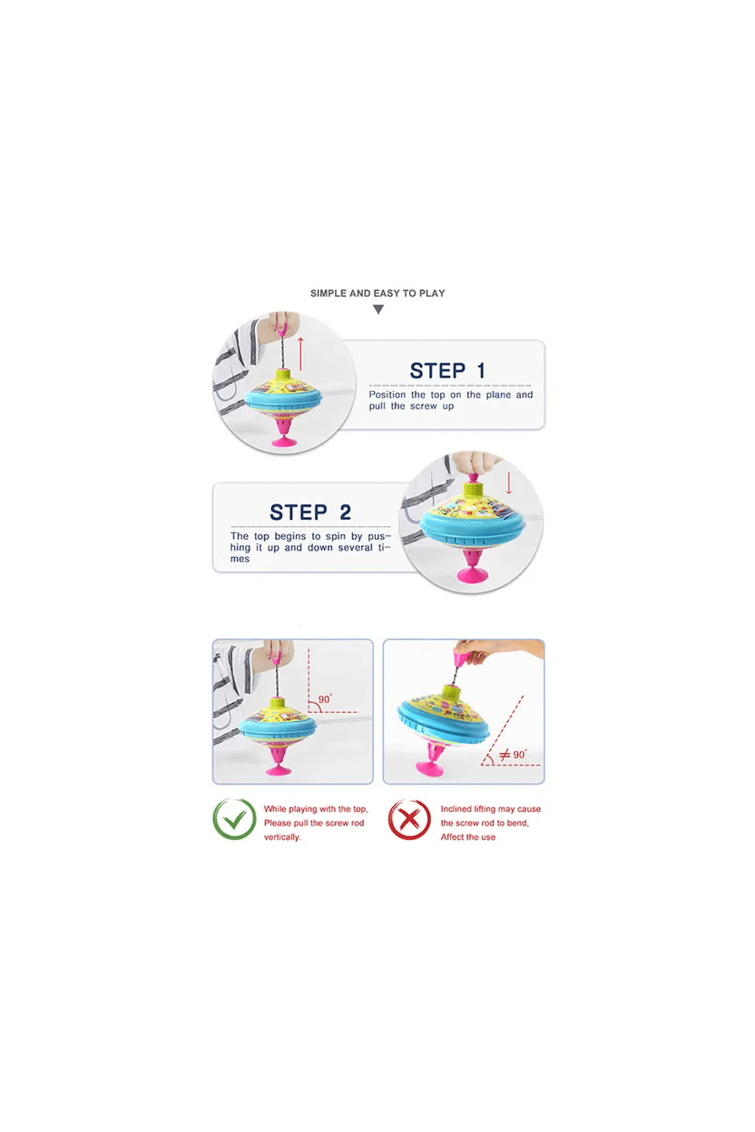 Suction Spinning Top - Large
