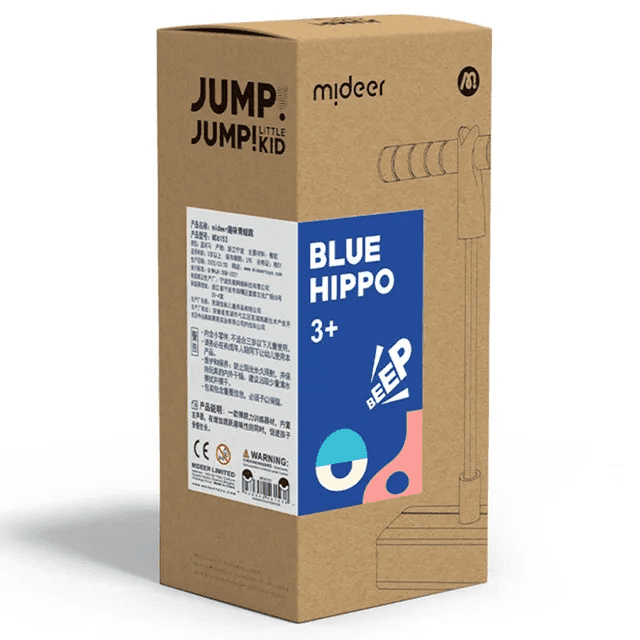 Foam Pogo Jumper - Blue Hippo