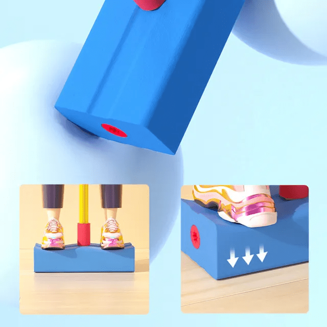 Foam Pogo Jumper - Blue Hippo