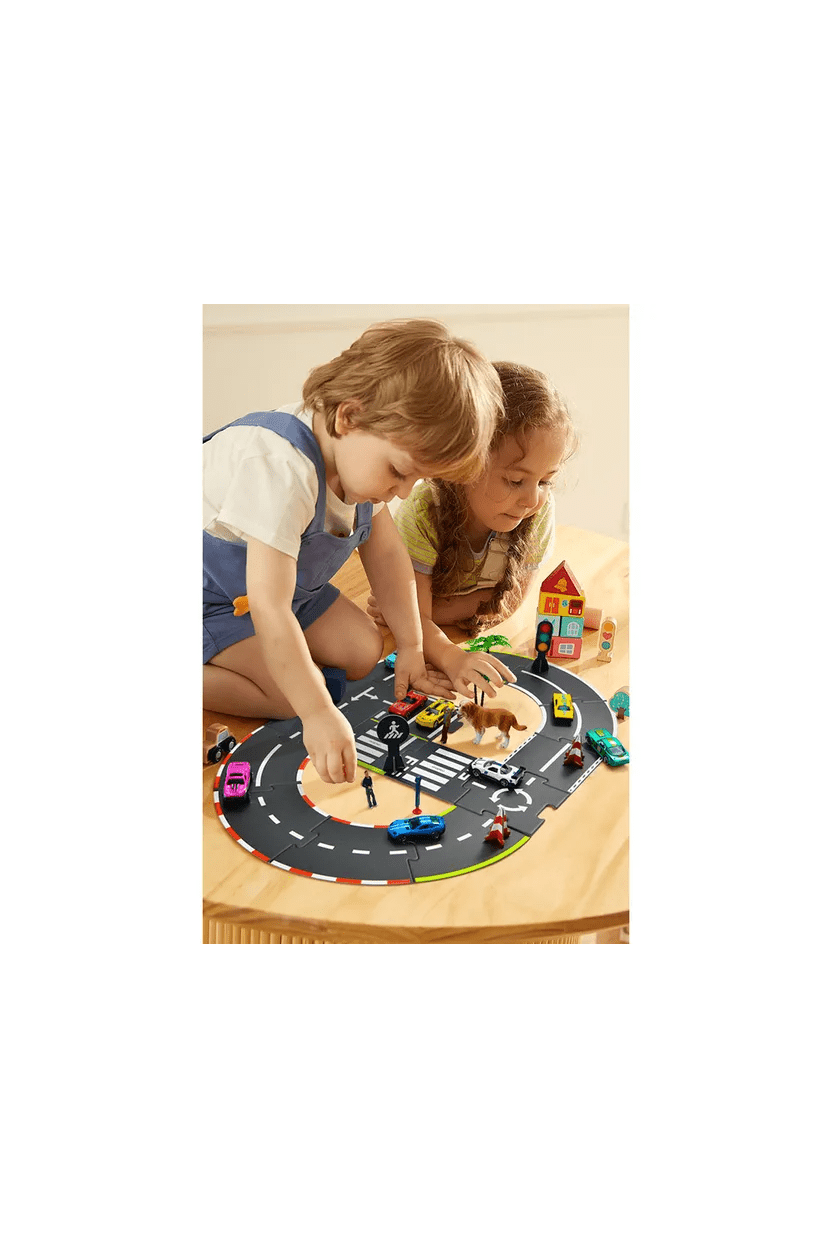 Urban Road Set - 38 Pcs - Marah Kids