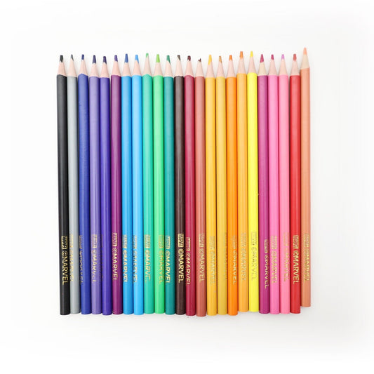 Disney Spider - Man 24 Colored Pencils With Sharpener - Marah Kids