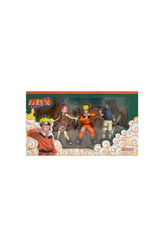 Comansi Naruto Collection Set - 3 Hand - Painted Figurines - Marah Kids