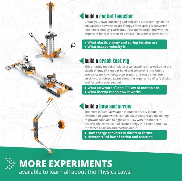 Engino Discovering STEM Physics Laws Construction Set - Marah Kids