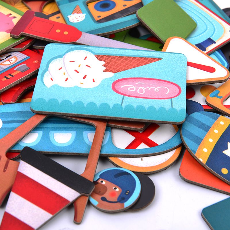 Funny Faces Magnetic Dress Up Game - Marah Kids