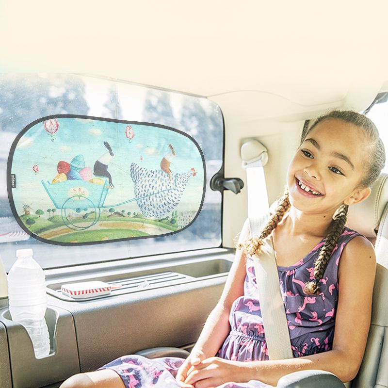 Window Shade For Kids - Dinosaur (Pack Of 2) - Marah Kids