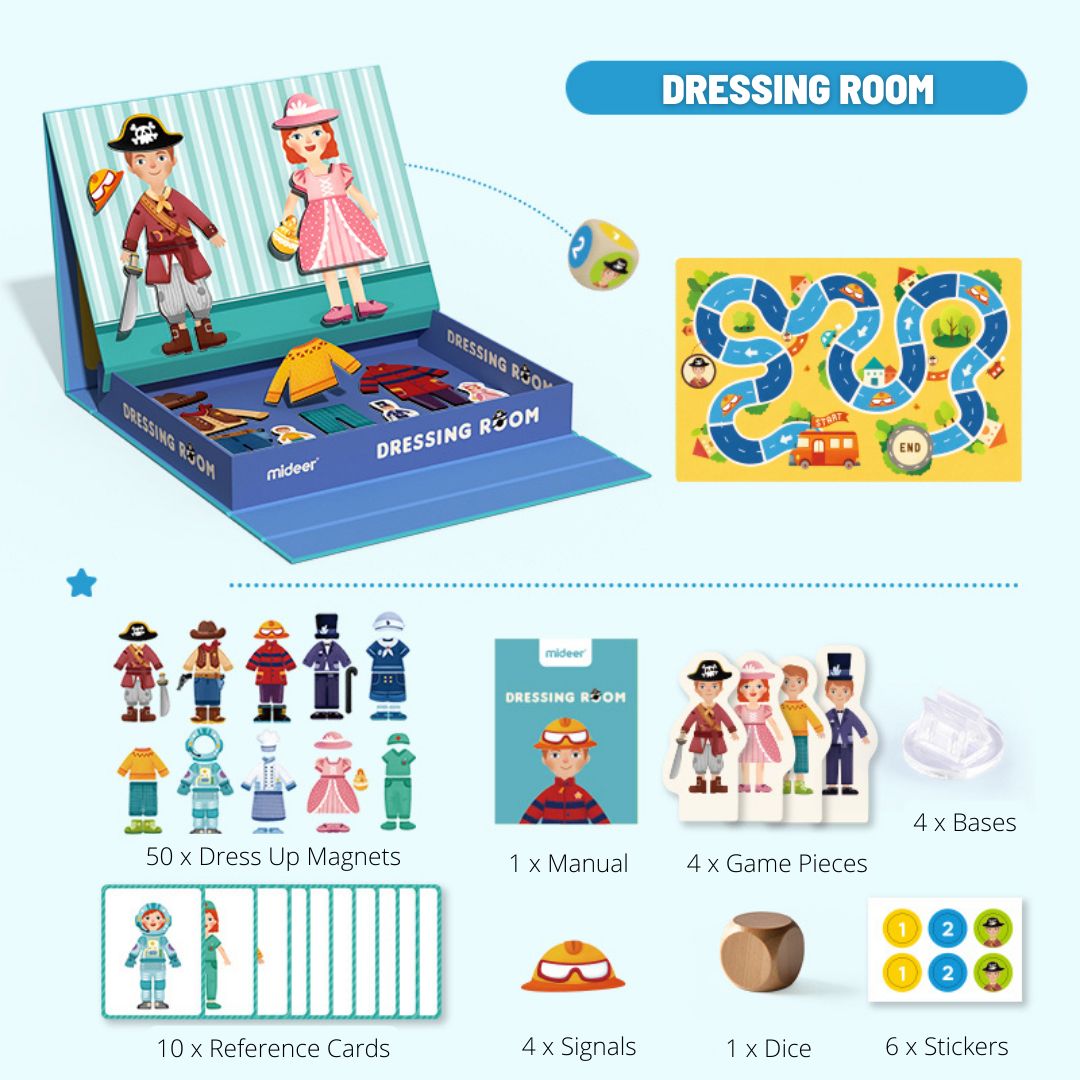 Boy & Girl Magnetic Dress Up Game