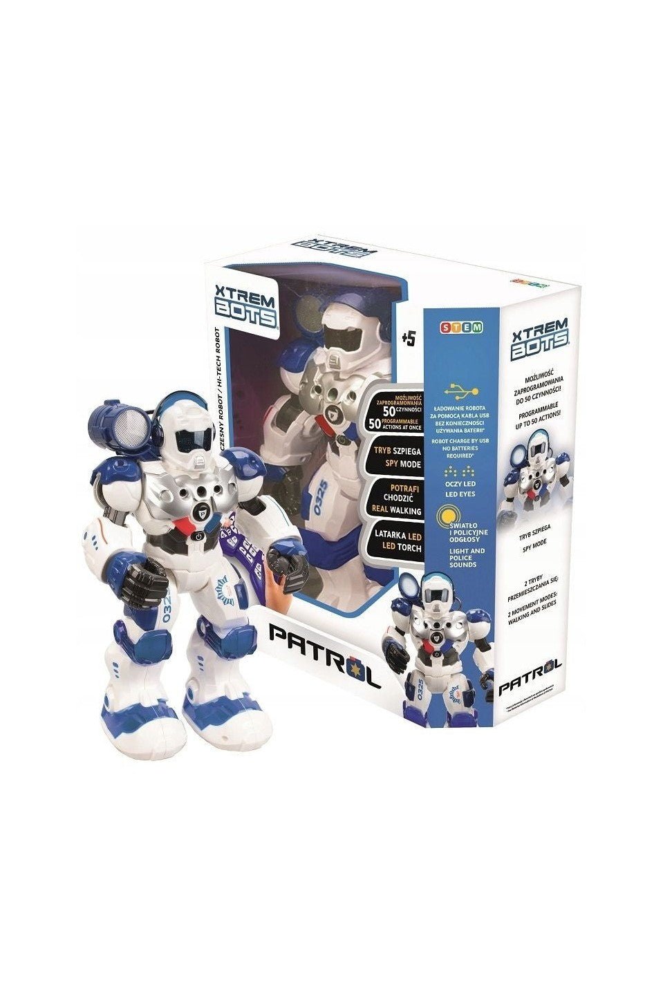 Xtreme Bots - Patrol Hi - Tech Robot - Marah Kids