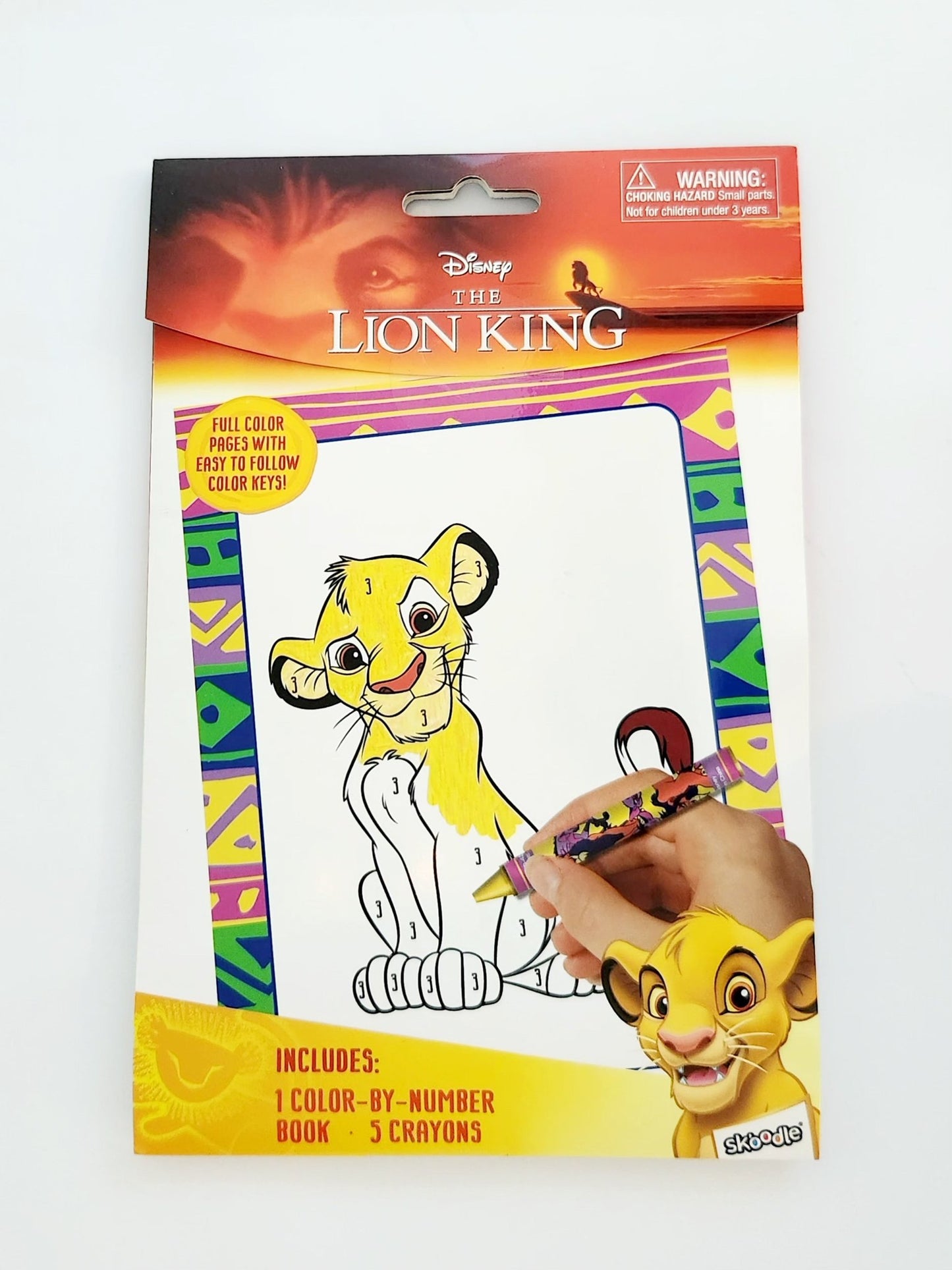 Disney Color By Number Lion King - Marah Kids