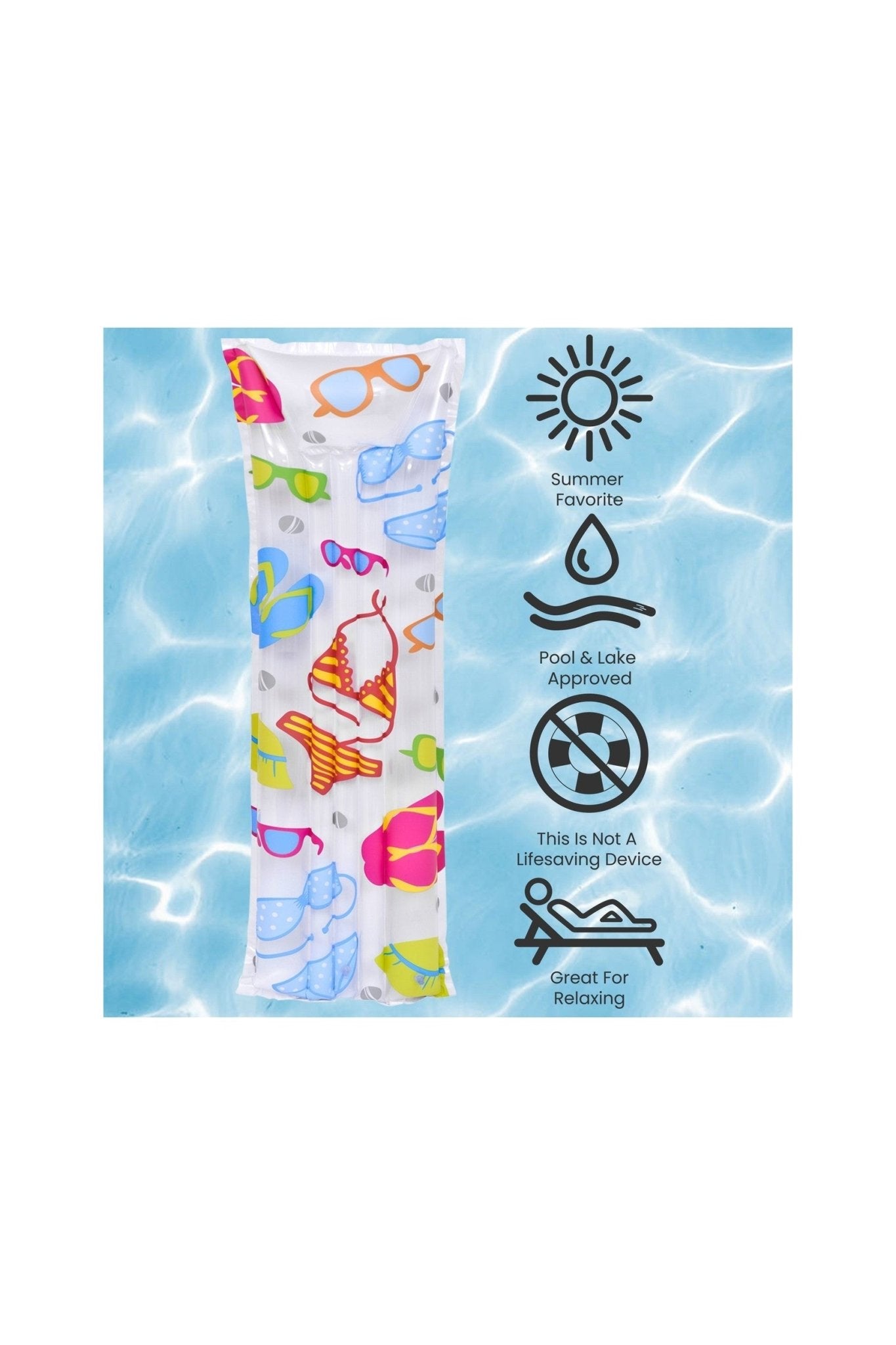 Sun Club Air Mat 183X69 Cm 37479 - Marah Kids