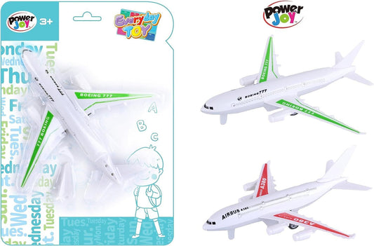 Power Joy Everyday Toy Airplane Pullback Assorted (Style and Color May Vary) - Marah Kids